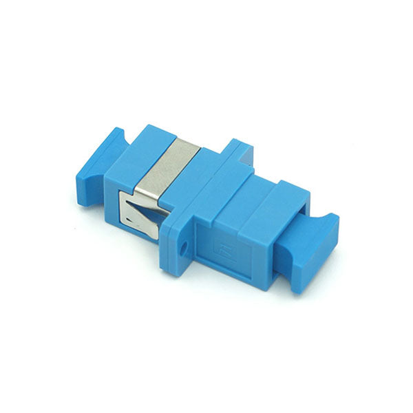 ADAPTER SC SM BLUE-ZR-SX-METAL CLIP-FLANGE