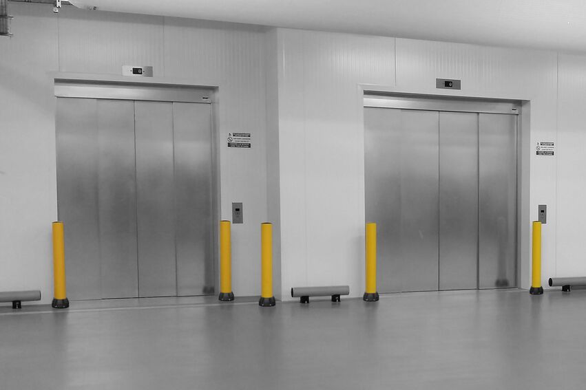 Öryggisstólpi 125L Ø125x1000mm gulur – ZC