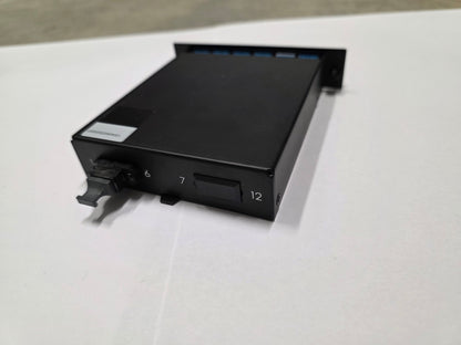 Ljósl.splæsikasetta MTP-Male 12x LC OS1/2 - 12x LC DX Uniters Polarity A/C