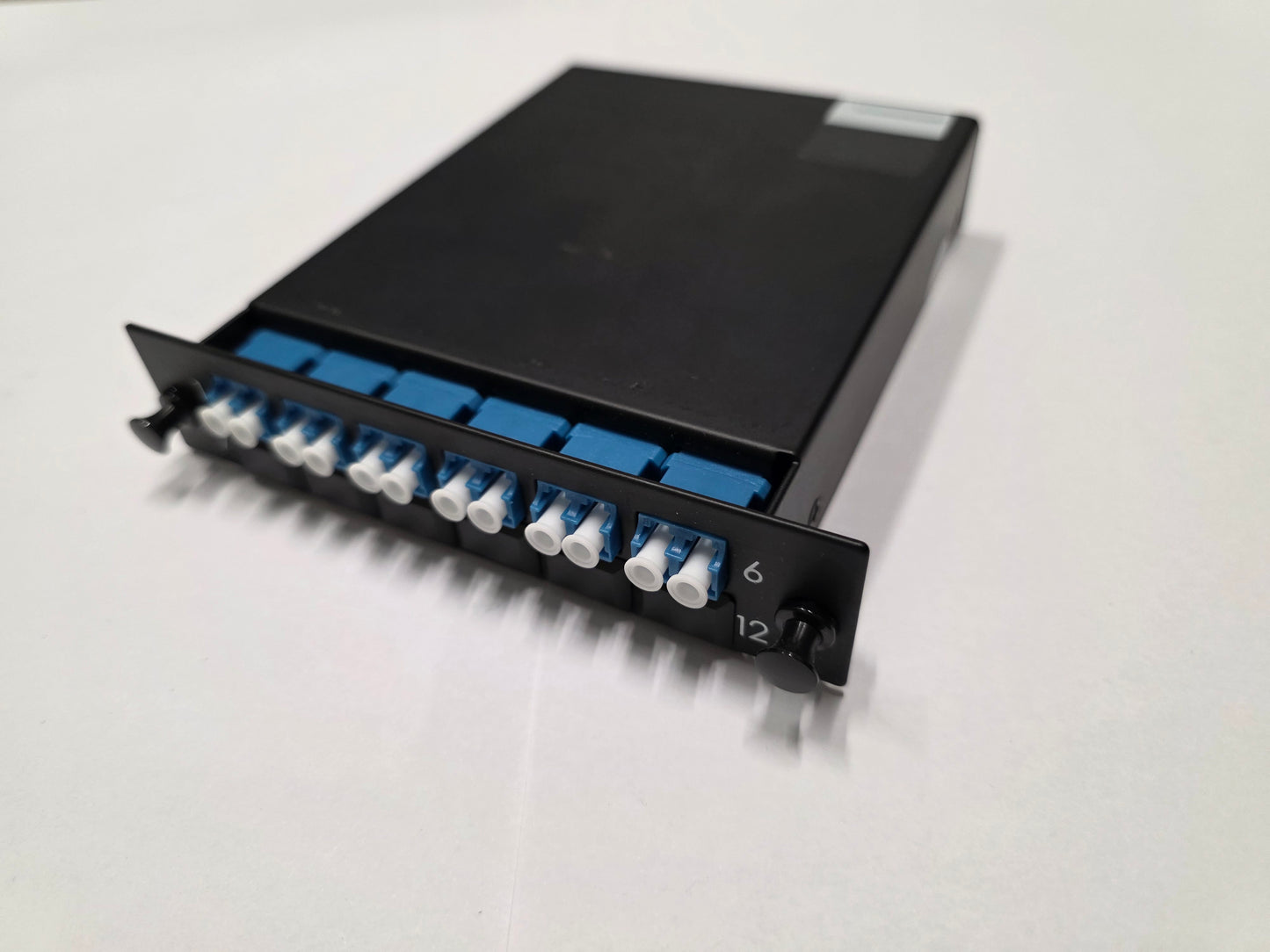 Ljósl.splæsikasetta MTP-Male 12x LC OS1/2 - 12x LC DX Uniters Polarity A/C