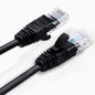 Cat5e tenigsnúra svört 1m