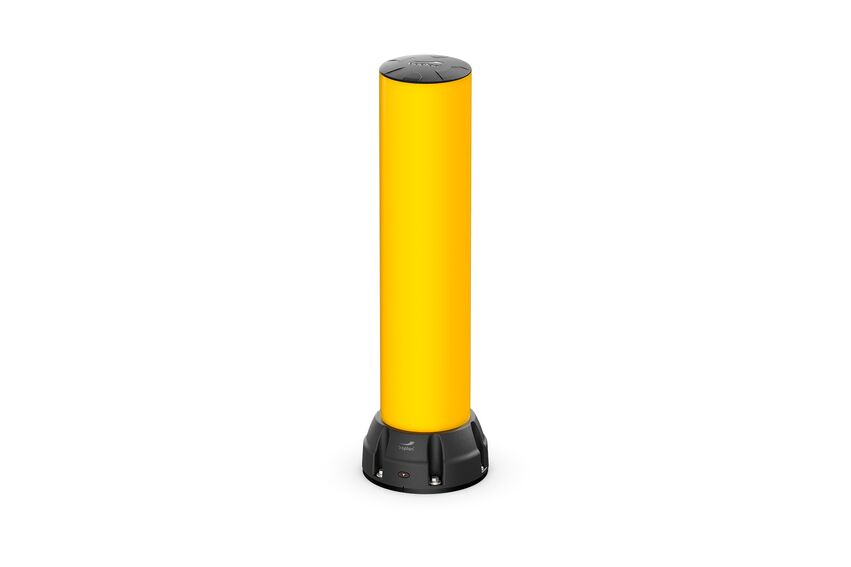 Öryggisstólpi 250T - Ø250x1200mm - gulur – ZC