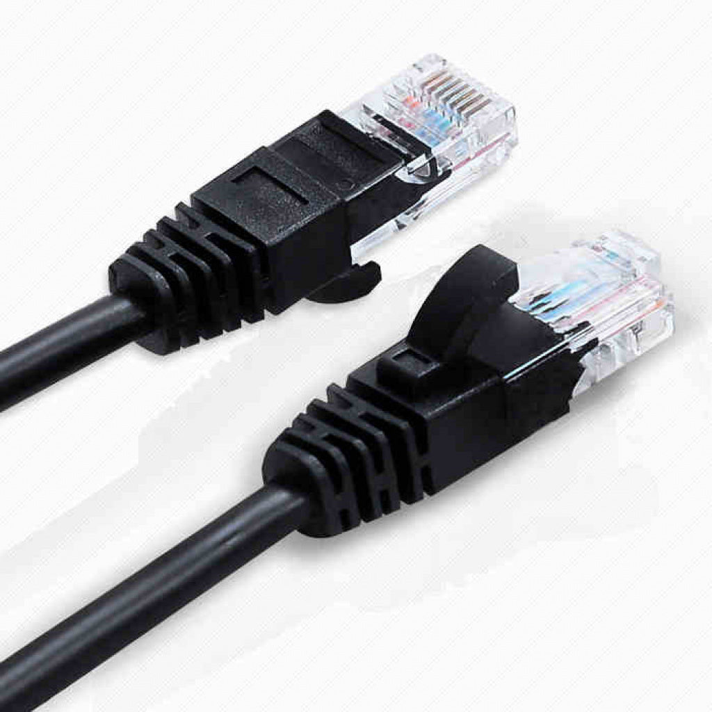 Cat5e tengisnúra svört 2m