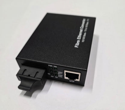 Media converter 10/100M SM, SC 20km 1310nm ext