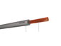 Fínþættur vír 1 mm² Grár