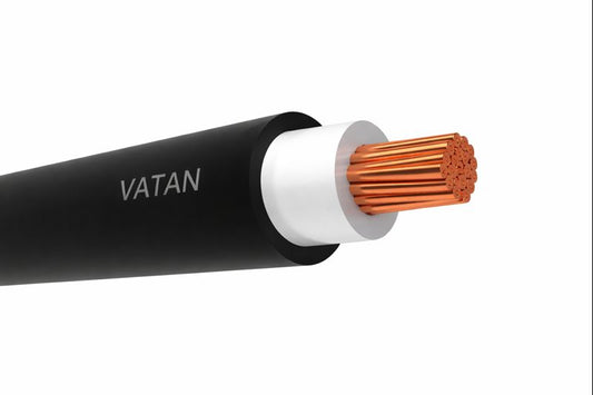 1x50 rm N2SY-K koparstrengur svartur (m)