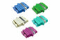 SC Singlemode Duplex Ceramic Adapter blár