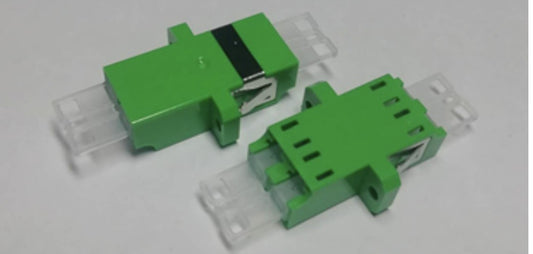 LC Duplex Adapter SM, APC grænn