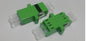 LC Duplex Adapter SM, APC grænn
