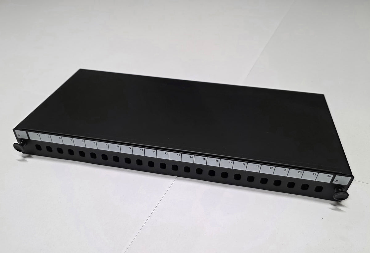 Rst Panel Sliding Panel 24-Port ST Simplex Unloaded – RST Net ehf vefverslun