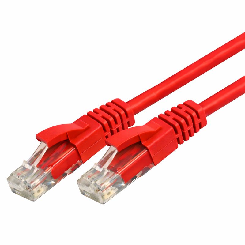 Cat5e tengisnúra rauð 1m