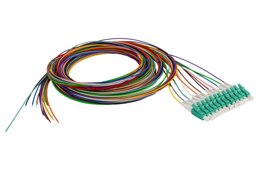 Pigtail ljósleiðaratengisnúra LC G.652D 12 í pakka