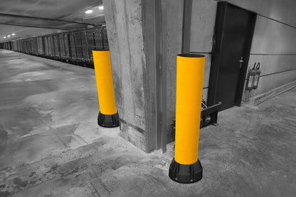 Öryggisstólpi 250T - Ø250x1200mm - gulur – ZC